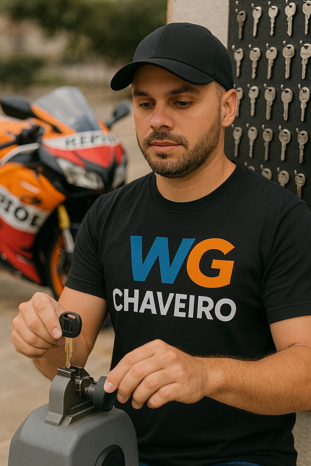 Cópias e convecção de motocicletas